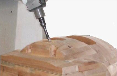 5轴加工木模